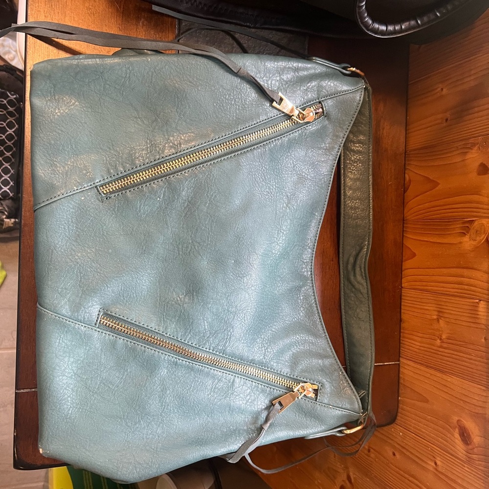 Urban Expressions Teal Shoulder Bag
